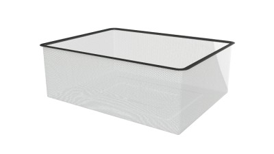 Корзина мелкосетчатая Титан GS 395х410х185 черная